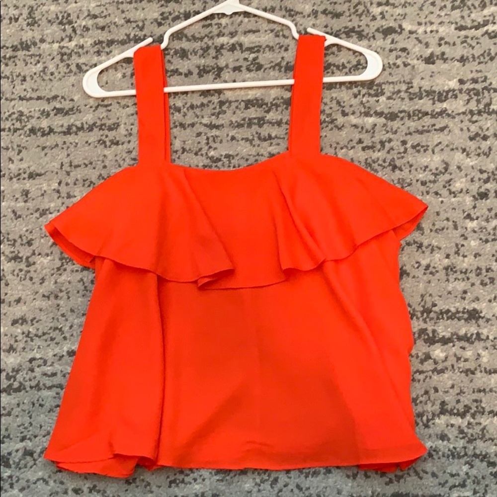 Ruffle tank top